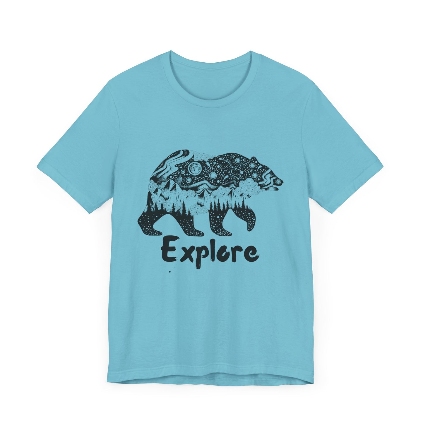 Bear Explore Unisex Jersey Short Sleeve Tee