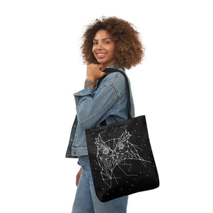 Owl Constellation Canvas Tote Bag