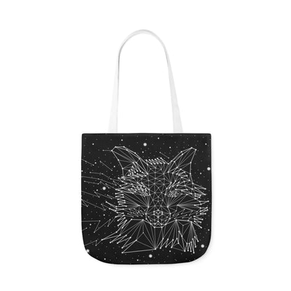 Fox Constellation Canvas Tote Bag