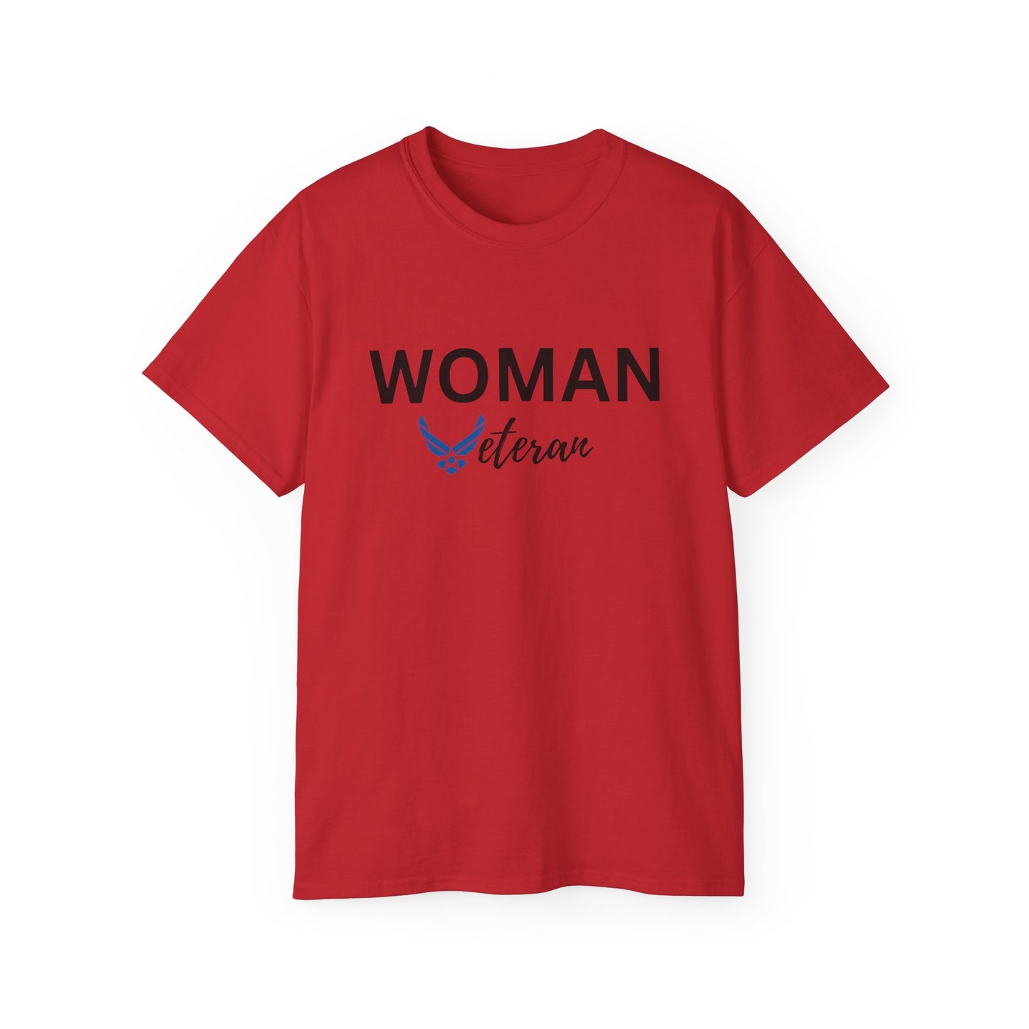 Woman Veteran - USAF - Ultra Cotton Tee