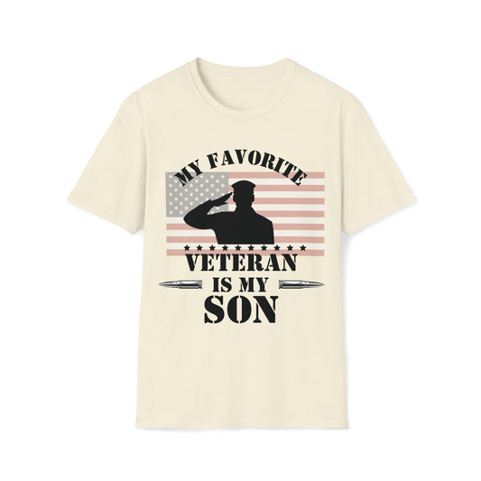 My Favorite Veteran is my Son T-Shirt