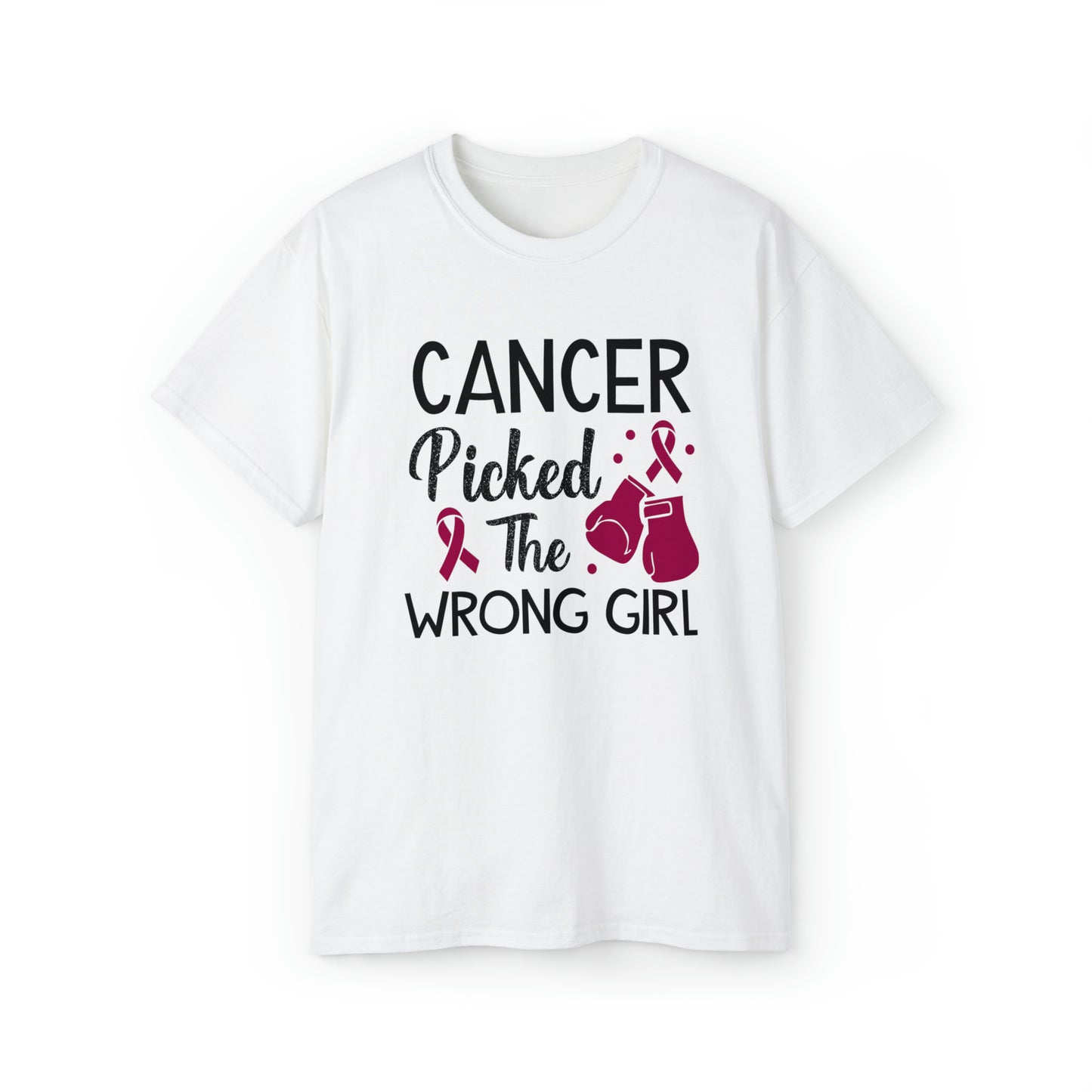 Cancer Picked the Wrong Girl Cotton Tee