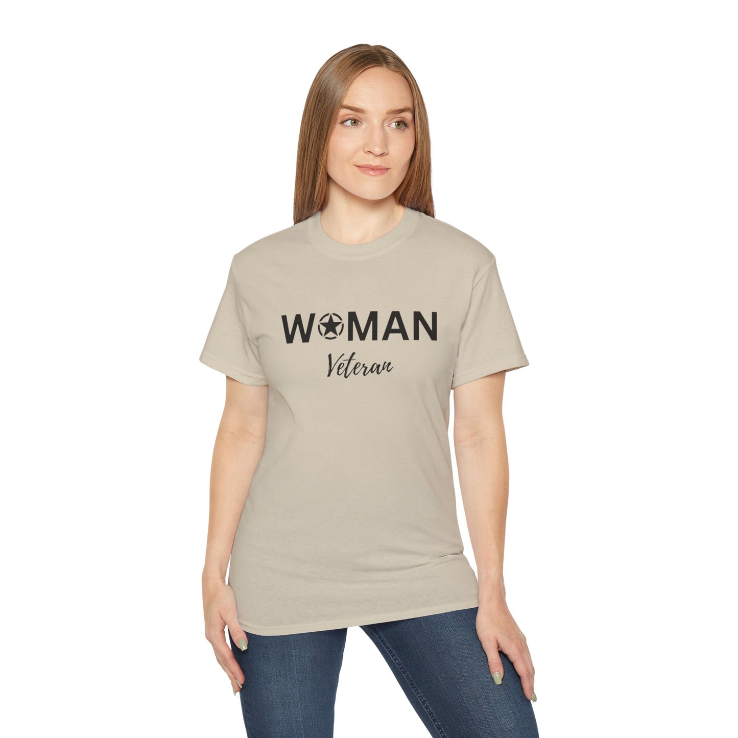 Woman Veteran - Army - Ultra Cotton Tee