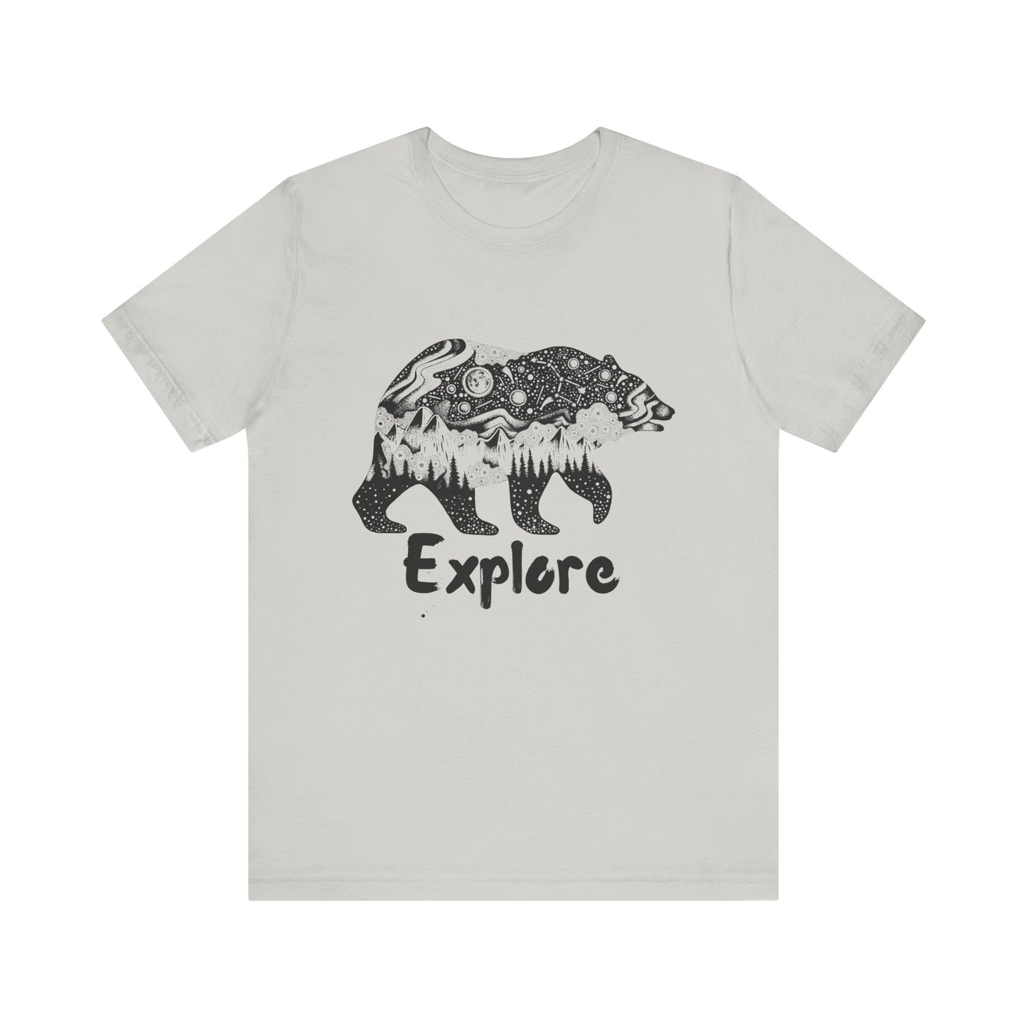 Bear Explore Unisex Jersey Short Sleeve Tee