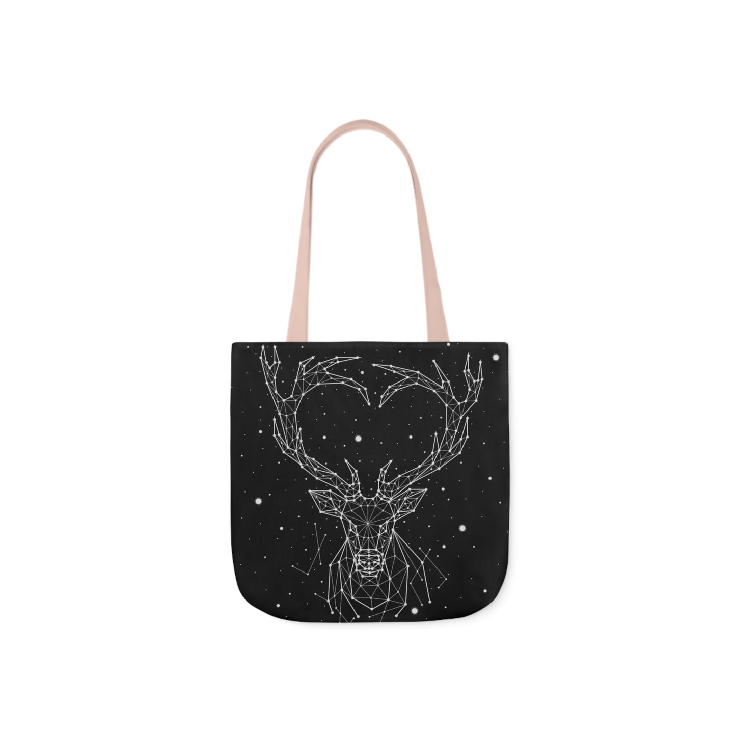 Deer Heart Constellation Canvas Tote Bag