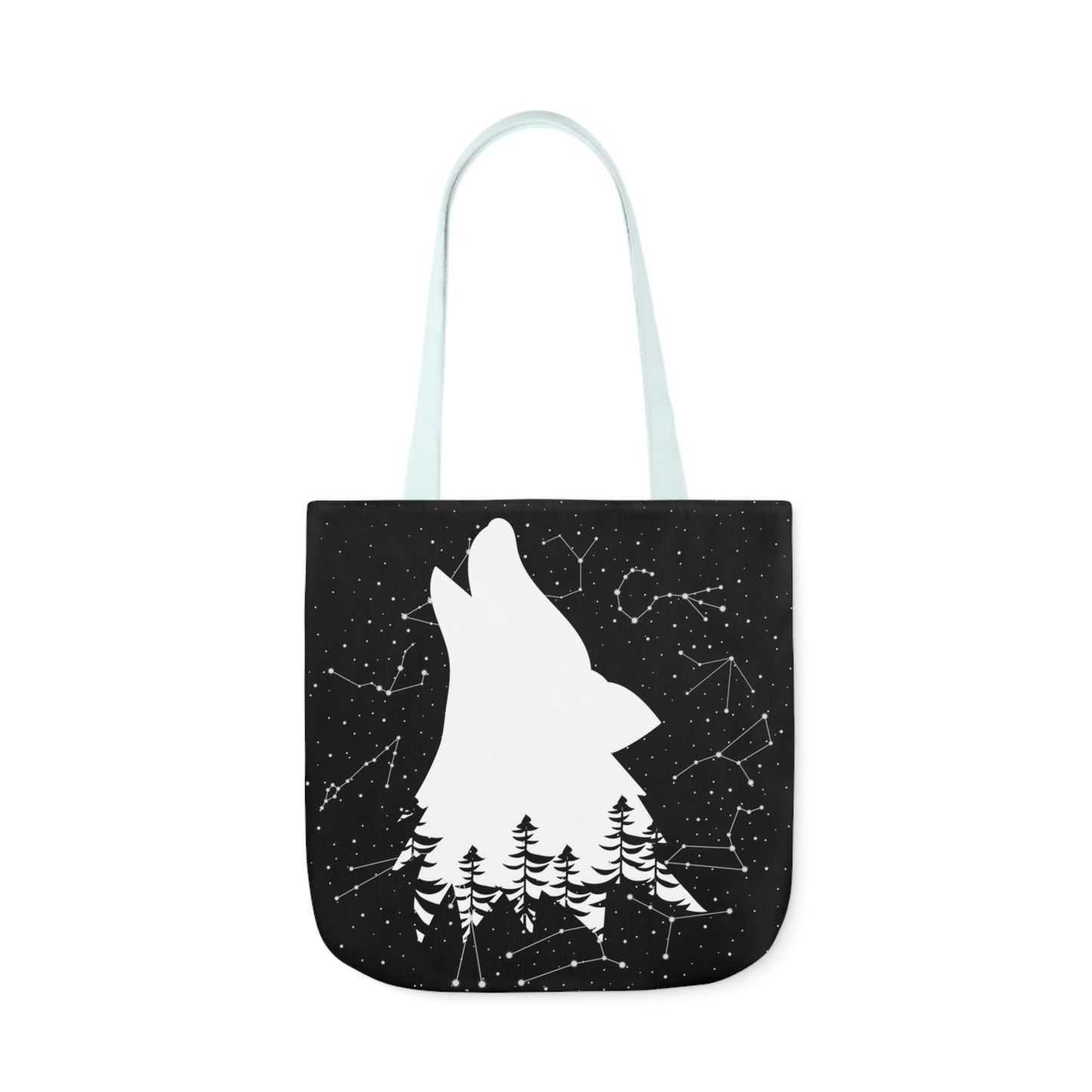 Howling Wolf Canvas Tote Bag