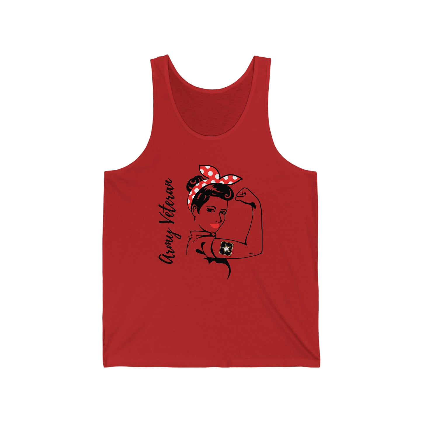 Female Army Veteran Jersey Tank