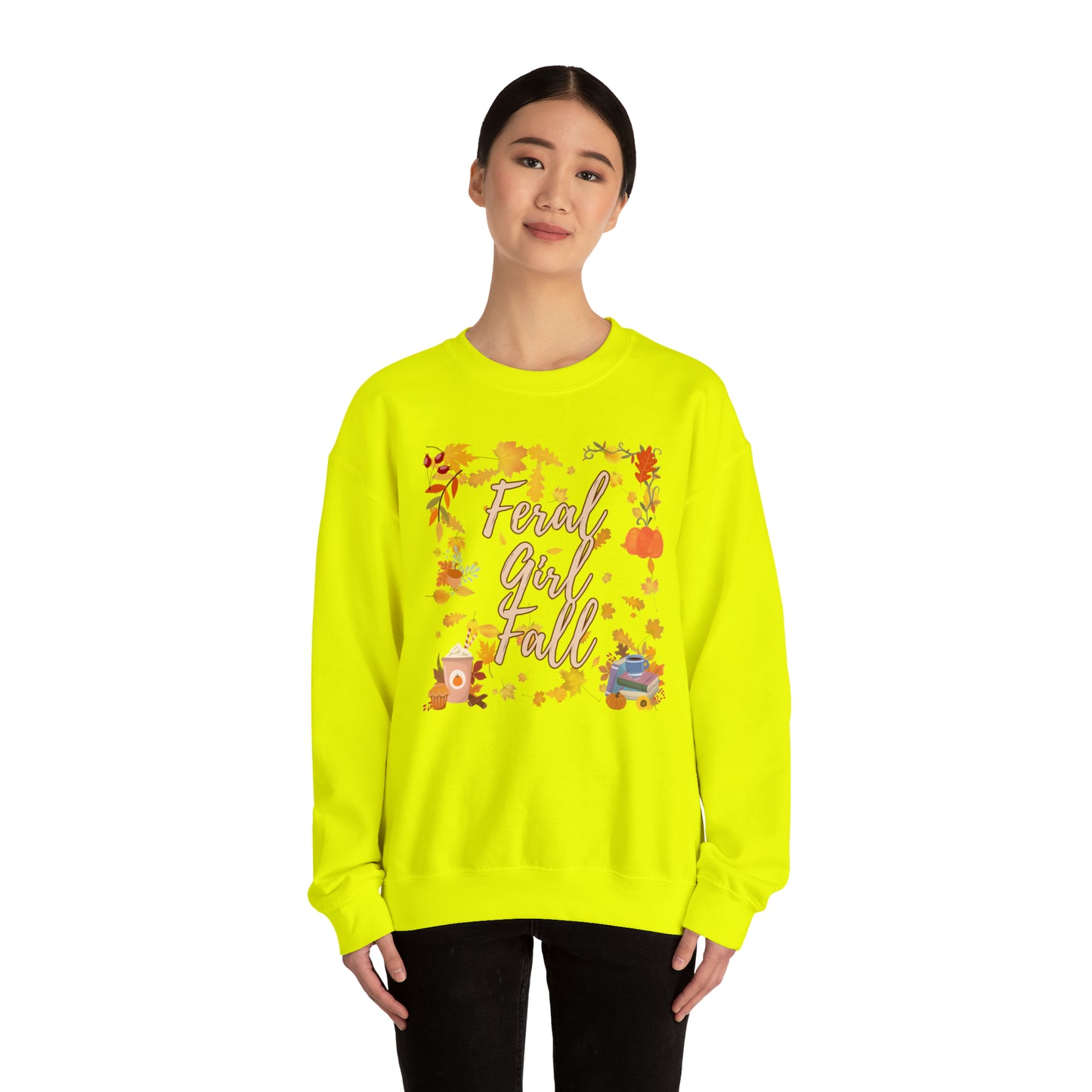 Feral Girl Fall Crewneck Sweatshirt