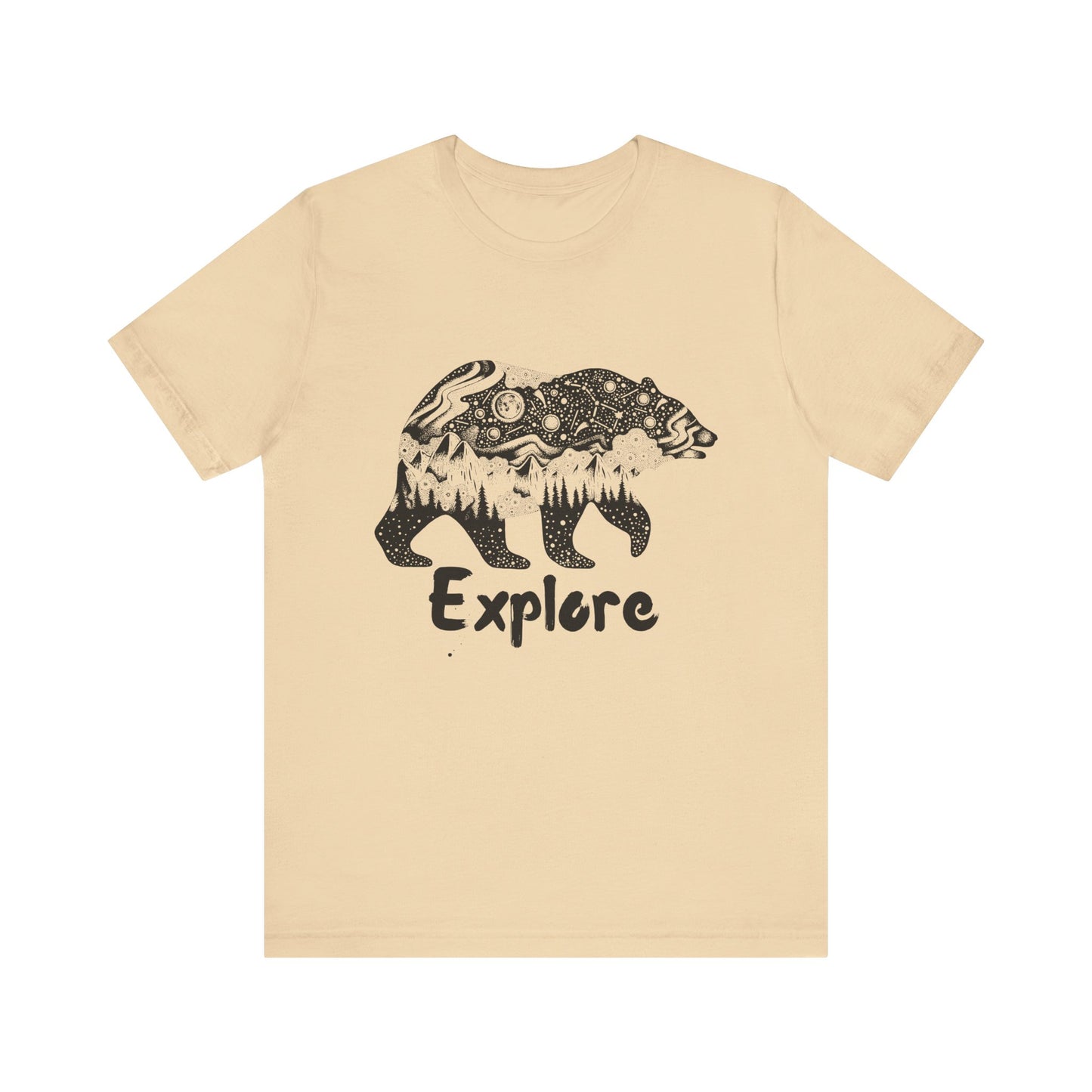 Bear Explore Unisex Jersey Short Sleeve Tee