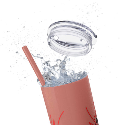 Wander Woman Skinny Tumbler with Straw, 20oz