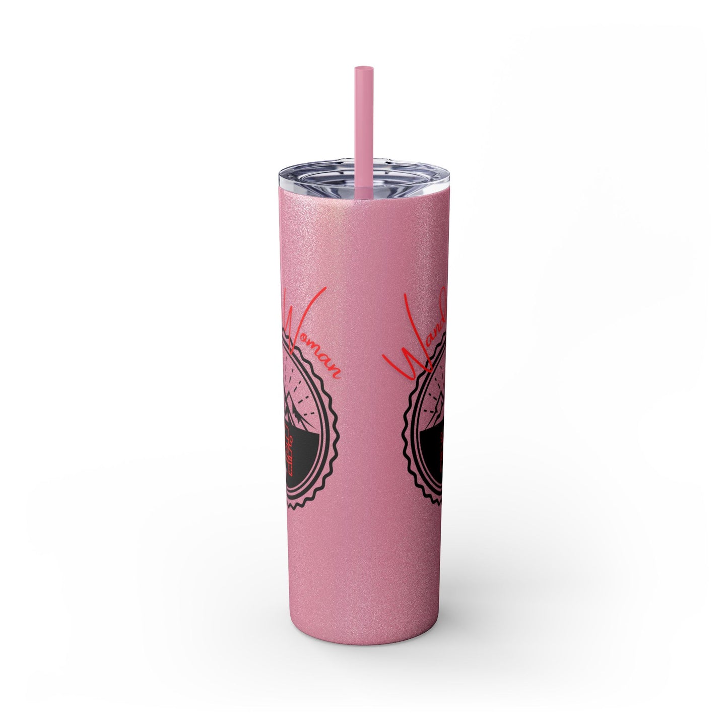 Wander Woman Skinny Tumbler with Straw, 20oz