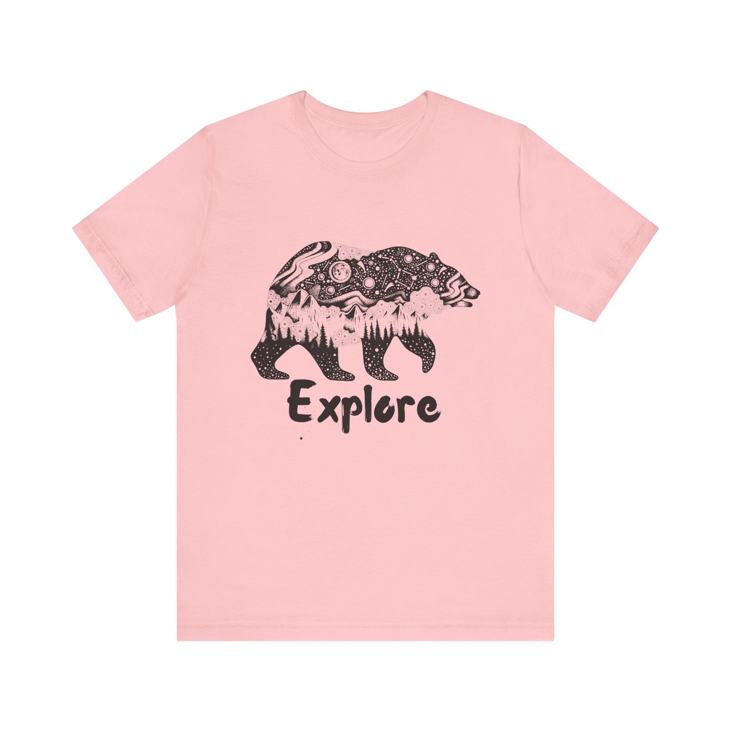 Bear Explore Unisex Jersey Short Sleeve Tee