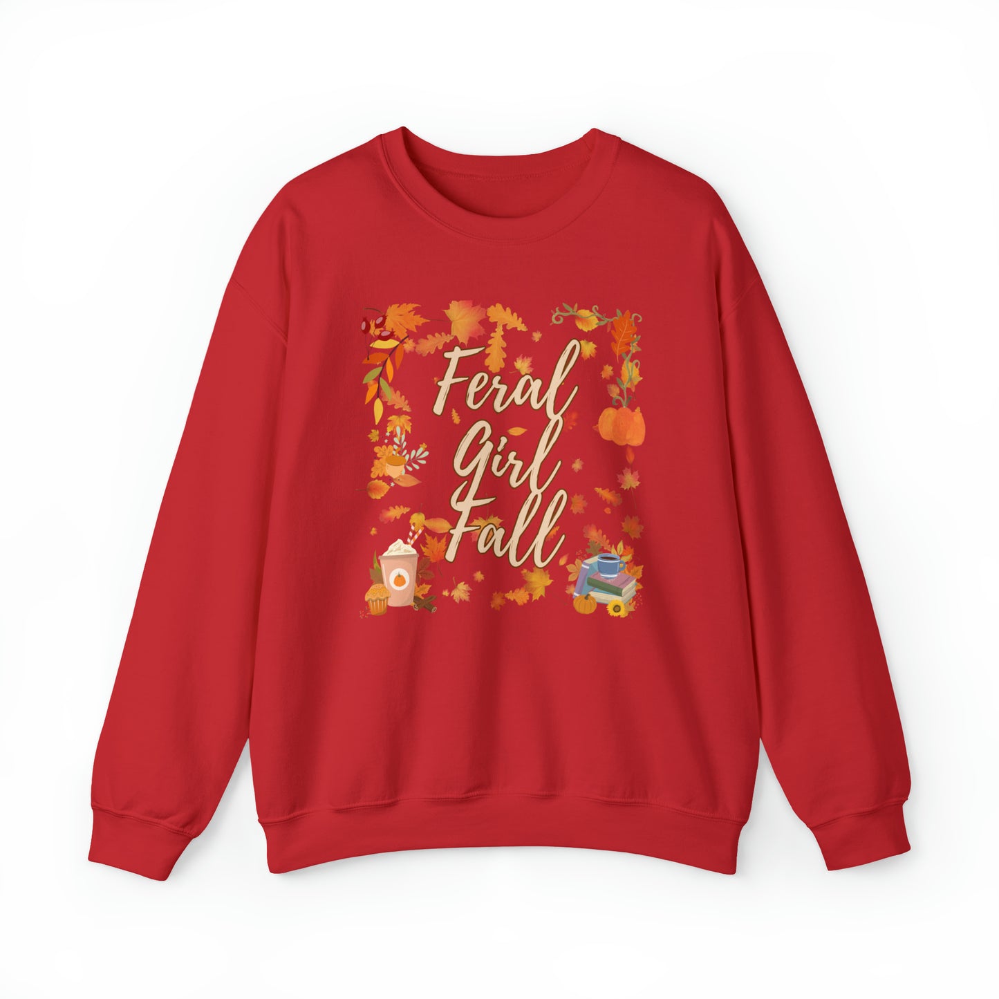 Feral Girl Fall Crewneck Sweatshirt