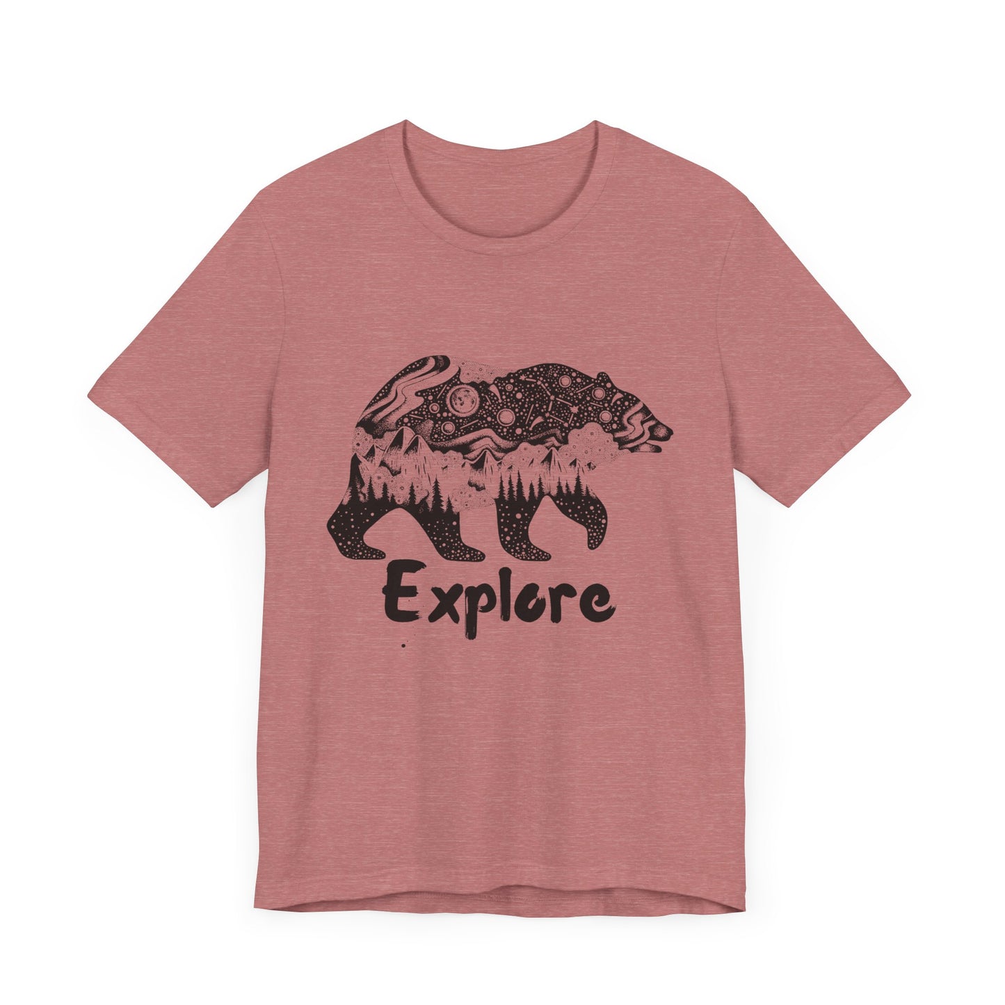 Bear Explore Unisex Jersey Short Sleeve Tee