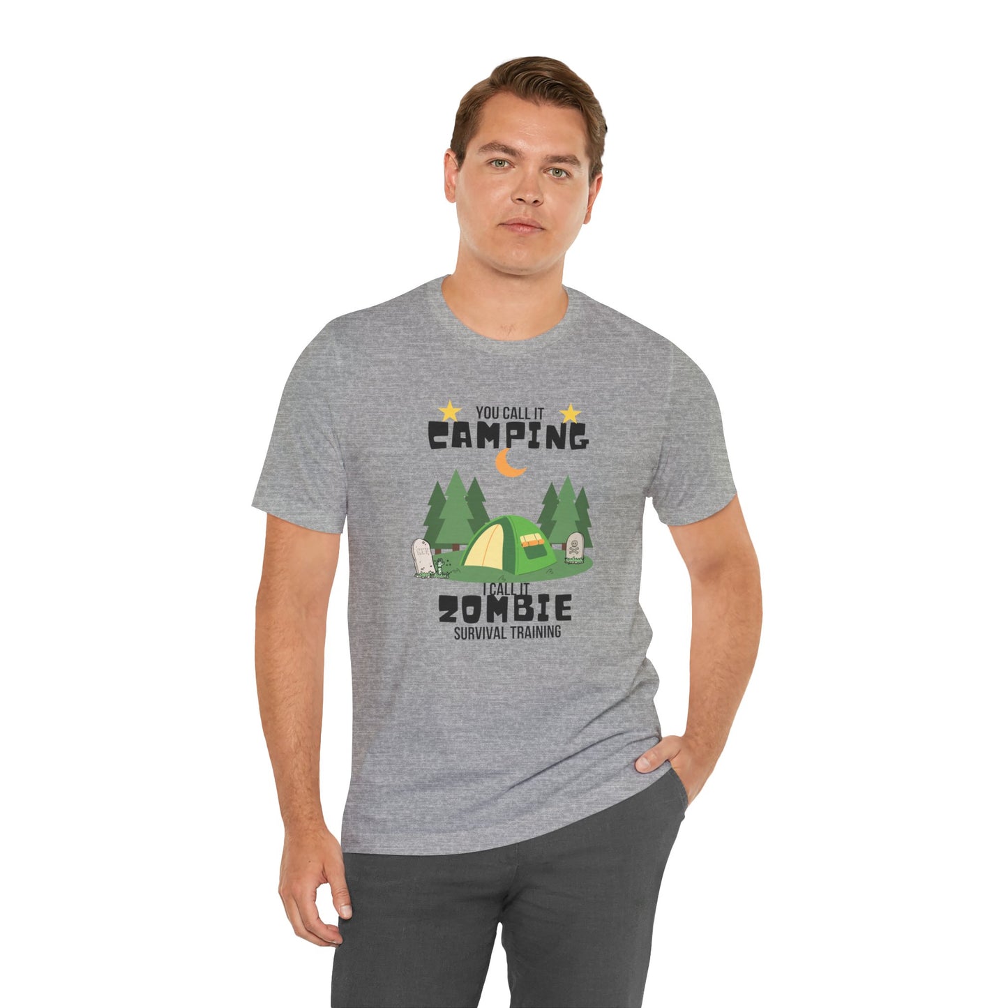 Zombie Survival Training Unisex Jersey Short Sleeve Tee