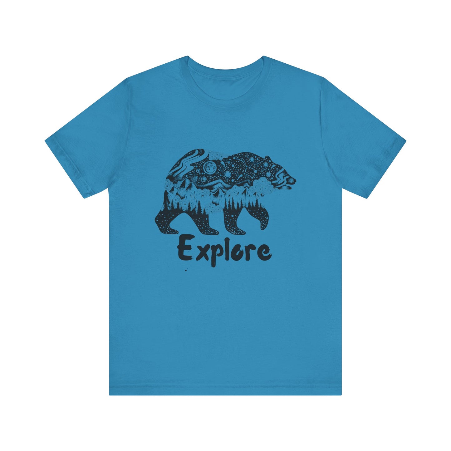 Bear Explore Unisex Jersey Short Sleeve Tee