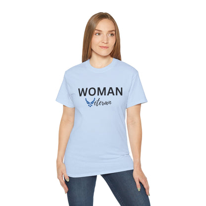 Woman Veteran - USAF - Ultra Cotton Tee