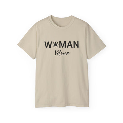 Woman Veteran - Army - Ultra Cotton Tee