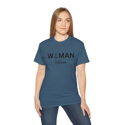 Woman Veteran - Navy Ultra Cotton Tee