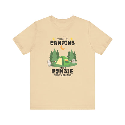 Zombie Survival Training Unisex Jersey Short Sleeve Tee