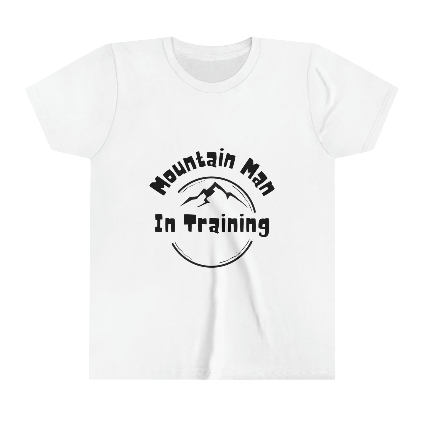 Mountain Man in Training Youth Short Sleeve Tee