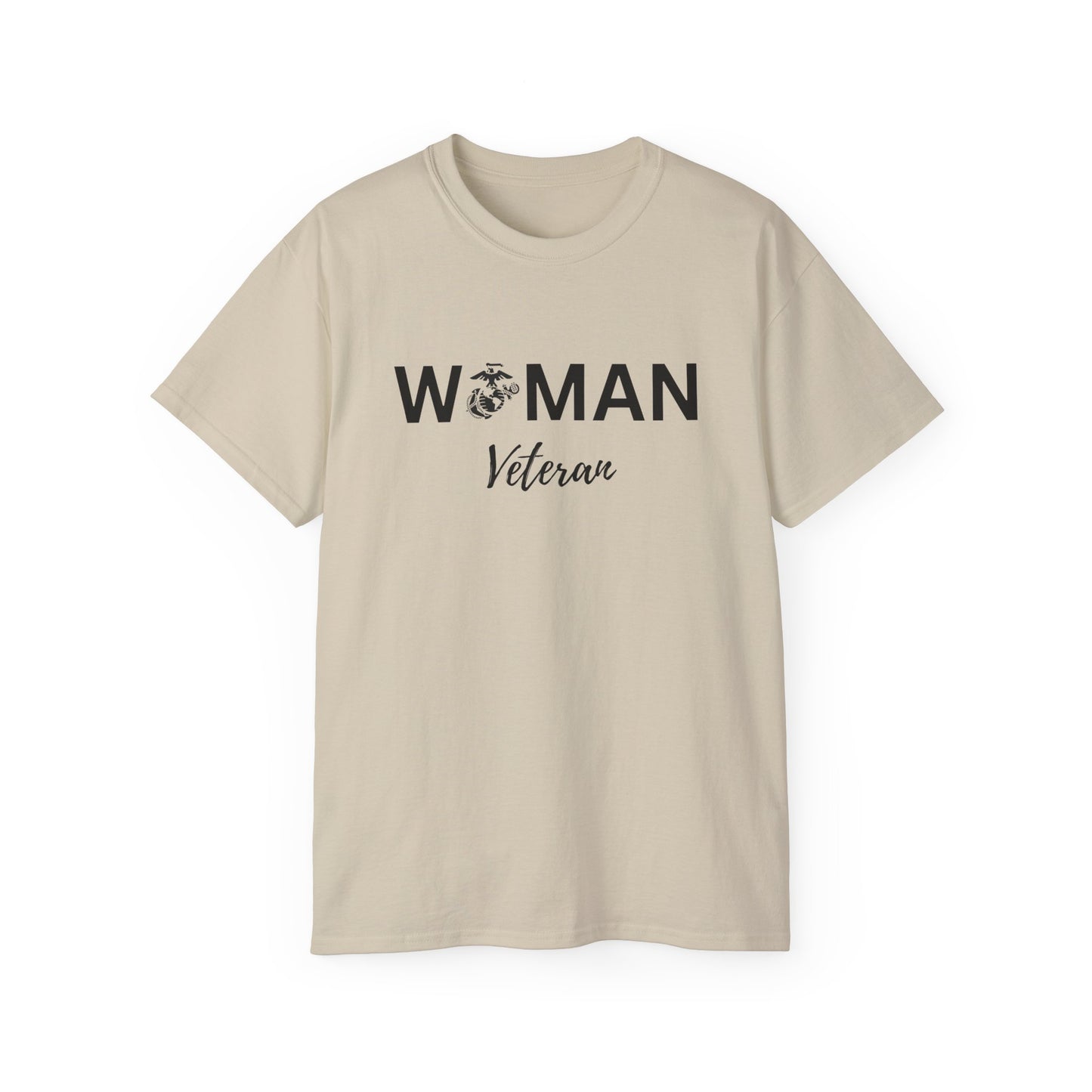 Woman Veteran - USMC - Ultra Cotton Tee