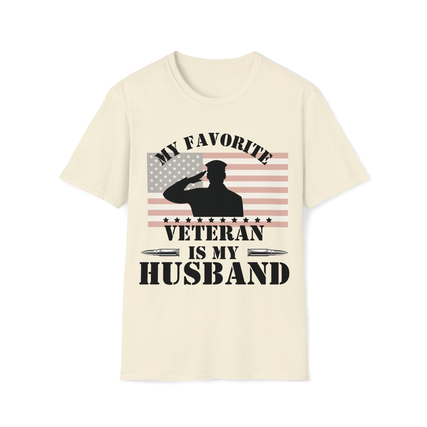 My Favorite Veteran is my Husband T-Shirt