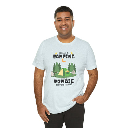 Zombie Survival Training Unisex Jersey Short Sleeve Tee