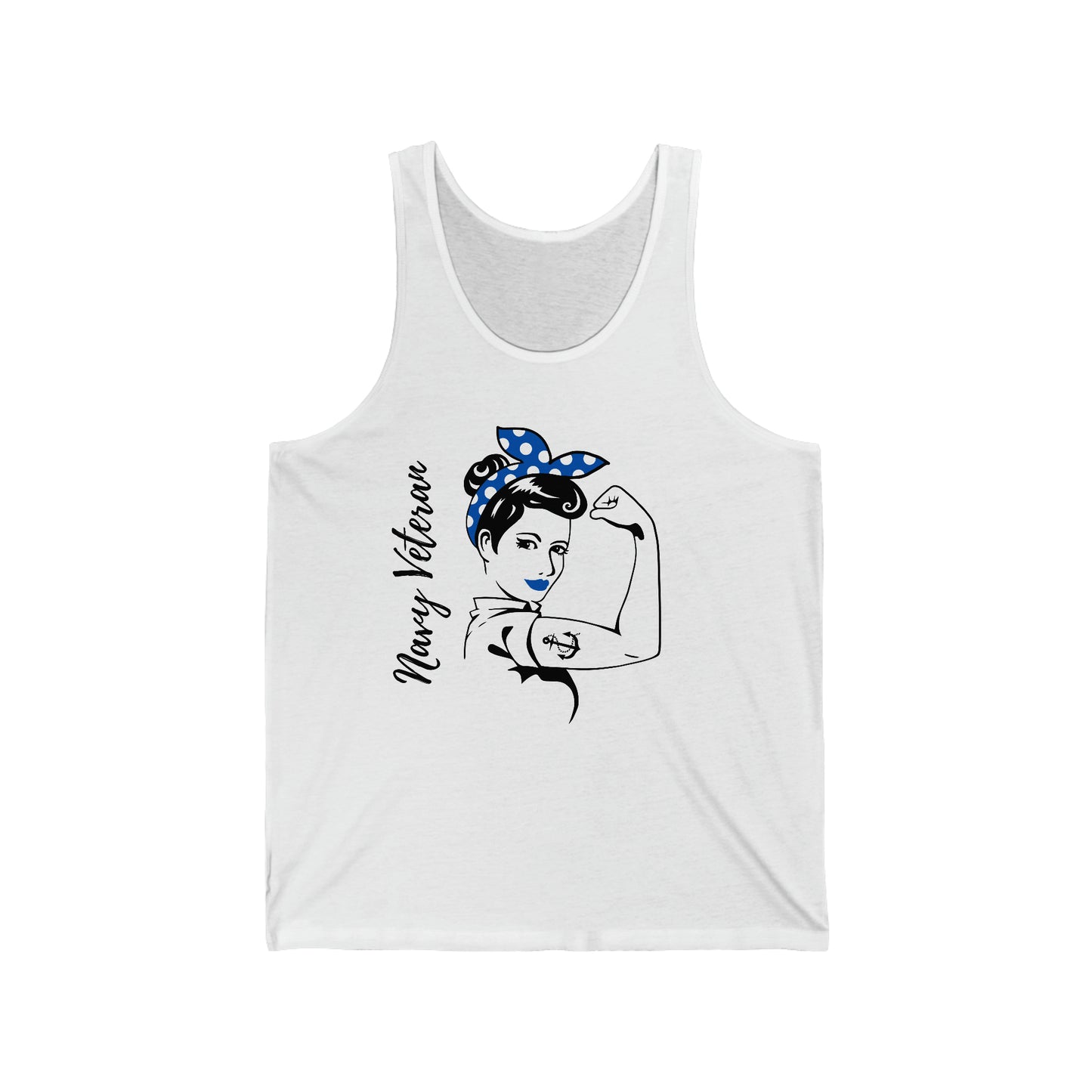 Female Navy Veteran Jersey Tank