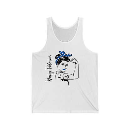 Female Navy Veteran Jersey Tank