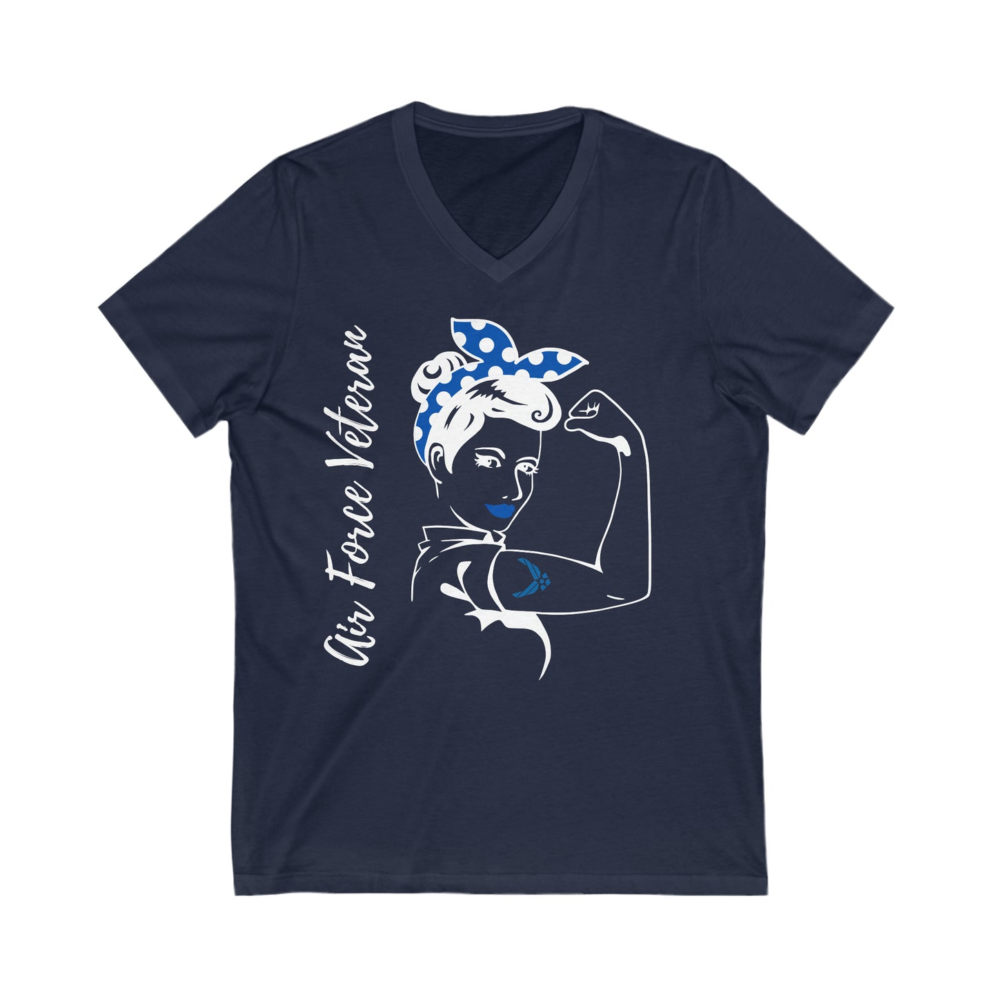 Air Force Female Veteran V-Neck Tee