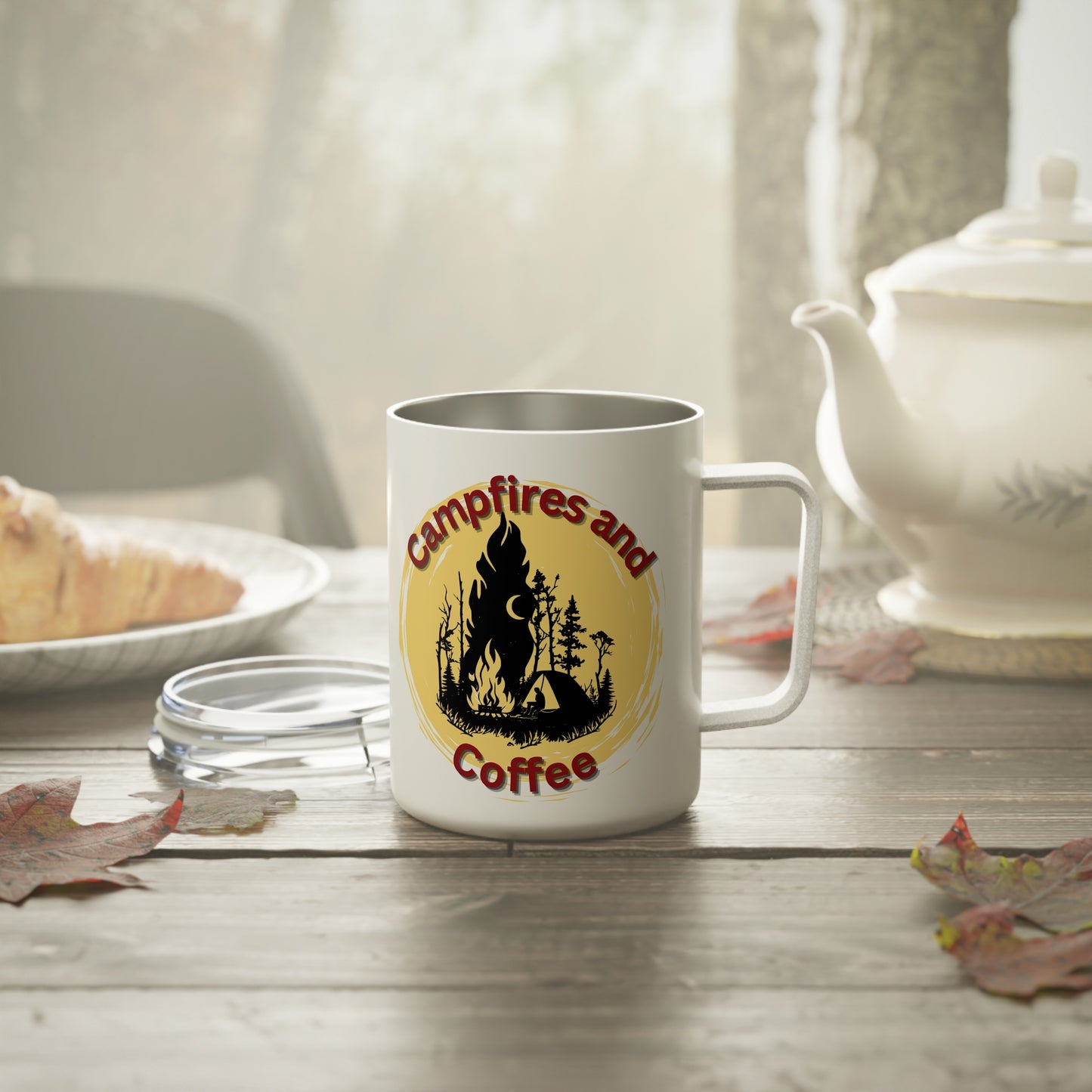 Campfires and Coffee Insulated Coffee Mug