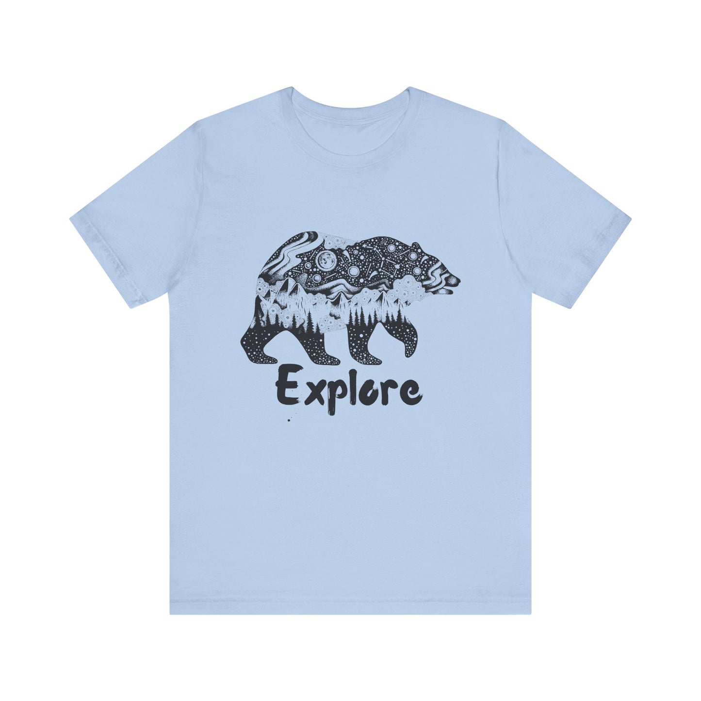 Bear Explore Unisex Jersey Short Sleeve Tee