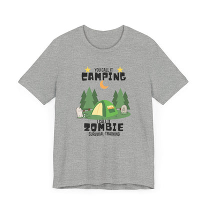 Zombie Survival Training Unisex Jersey Short Sleeve Tee