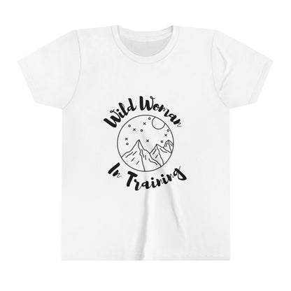 Wild Woman in Training Youth Short Sleeve Tee