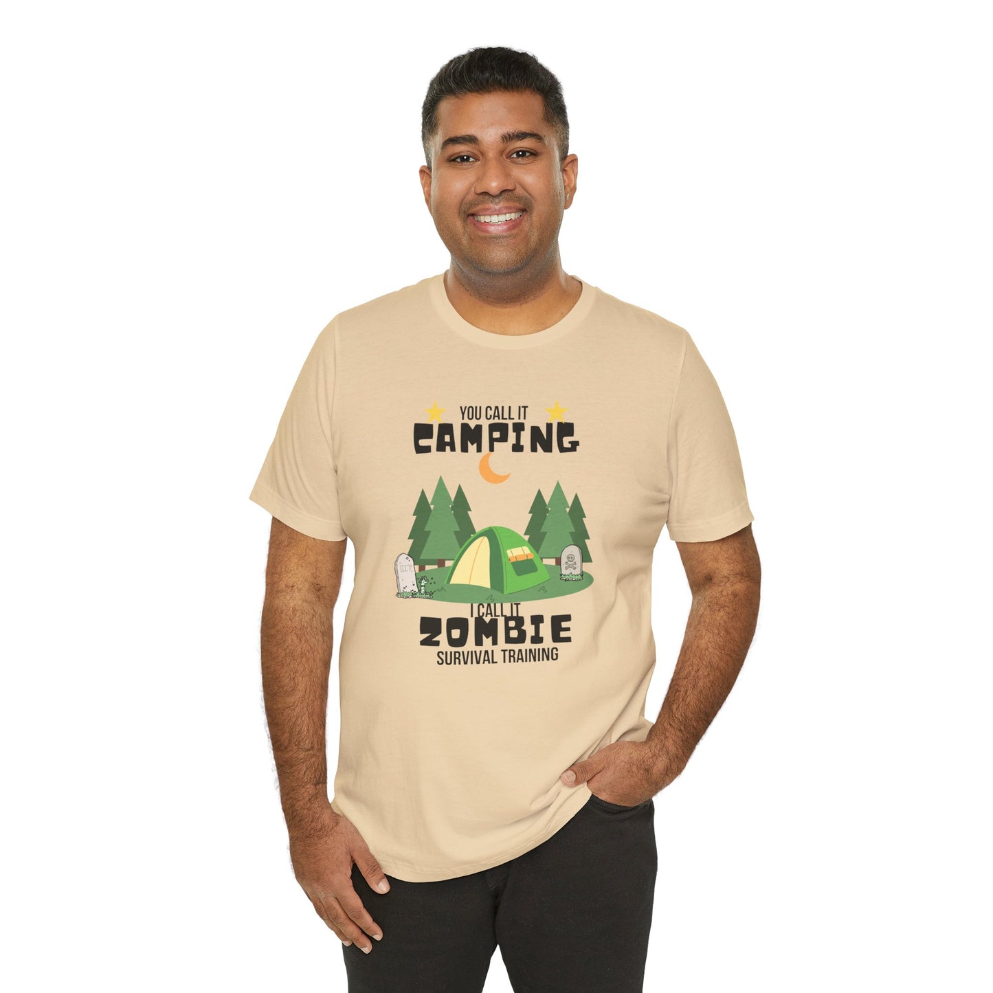 Zombie Survival Training Unisex Jersey Short Sleeve Tee