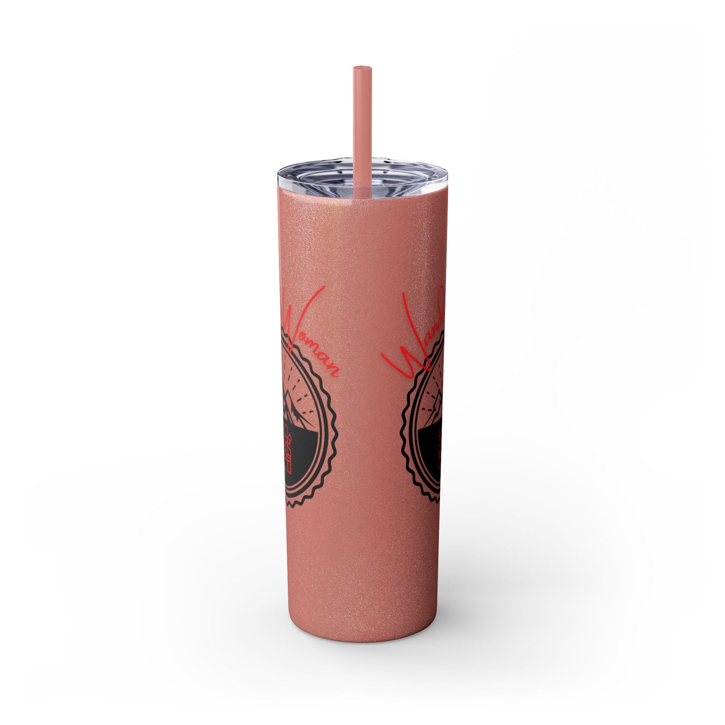 Wander Woman Skinny Tumbler with Straw, 20oz