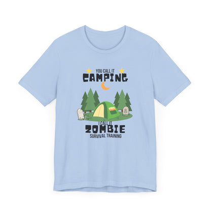 Zombie Survival Training Unisex Jersey Short Sleeve Tee