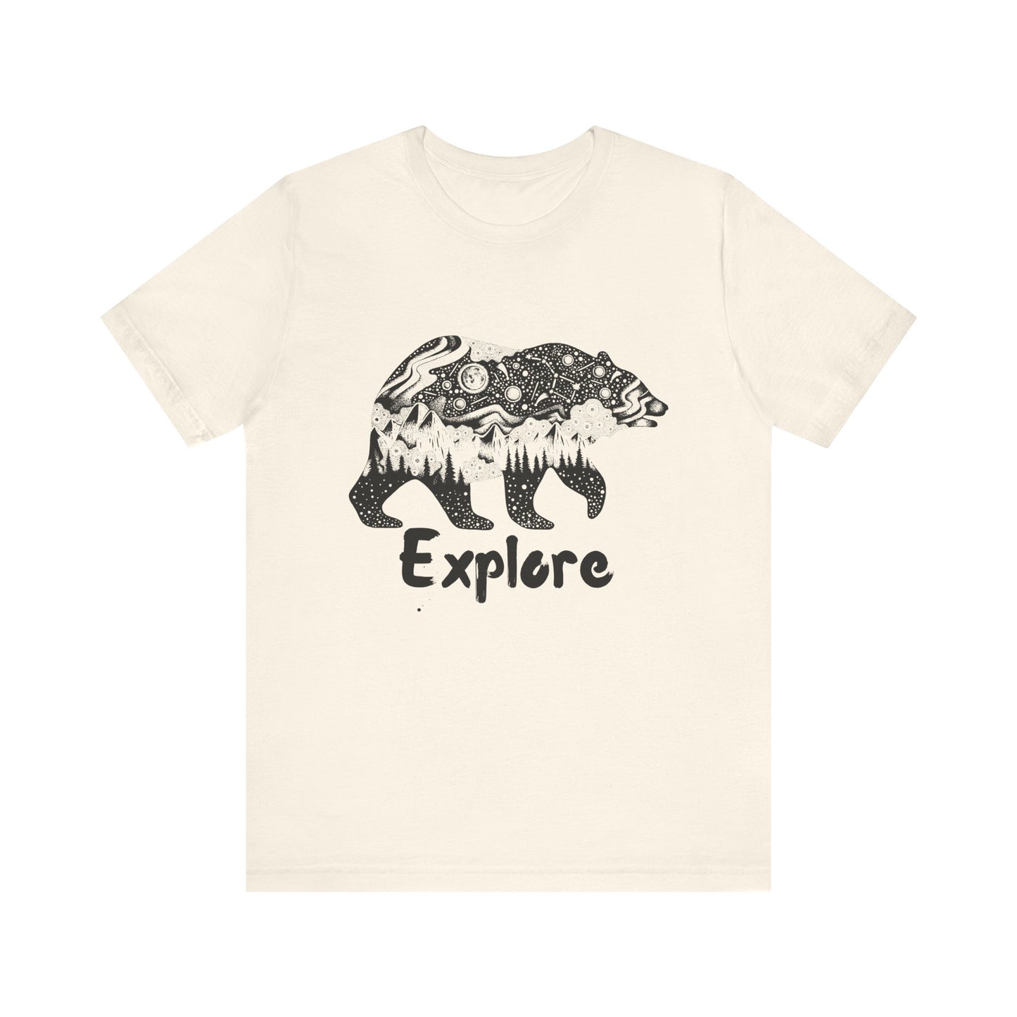 Bear Explore Unisex Jersey Short Sleeve Tee