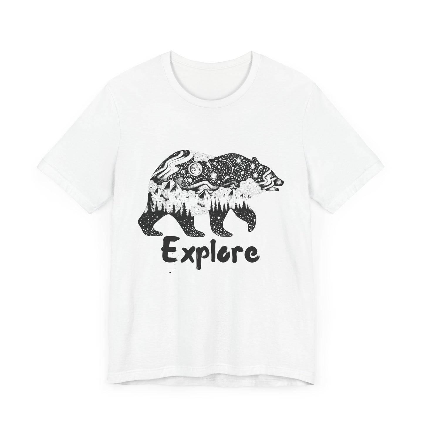 Bear Explore Unisex Jersey Short Sleeve Tee