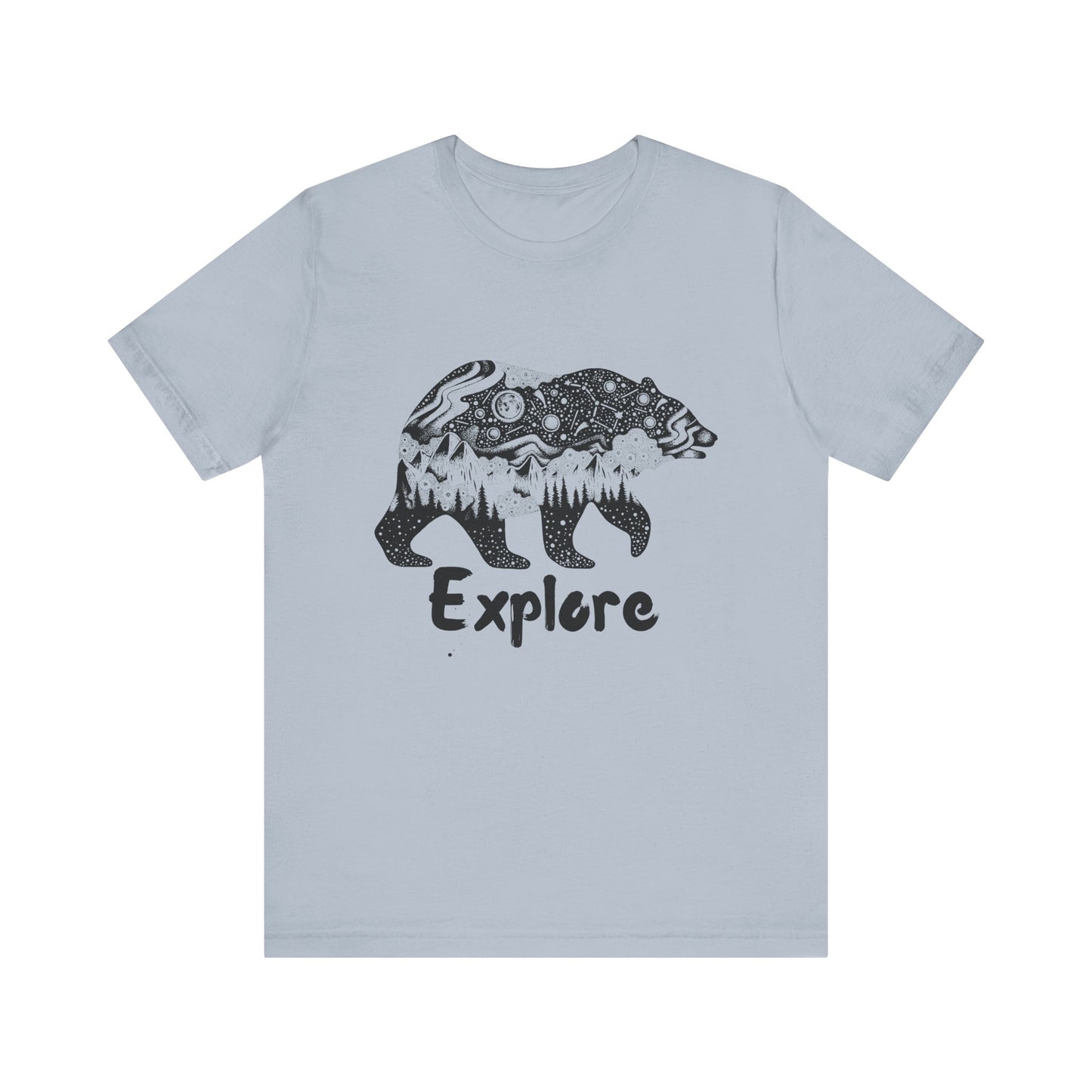 Bear Explore Unisex Jersey Short Sleeve Tee