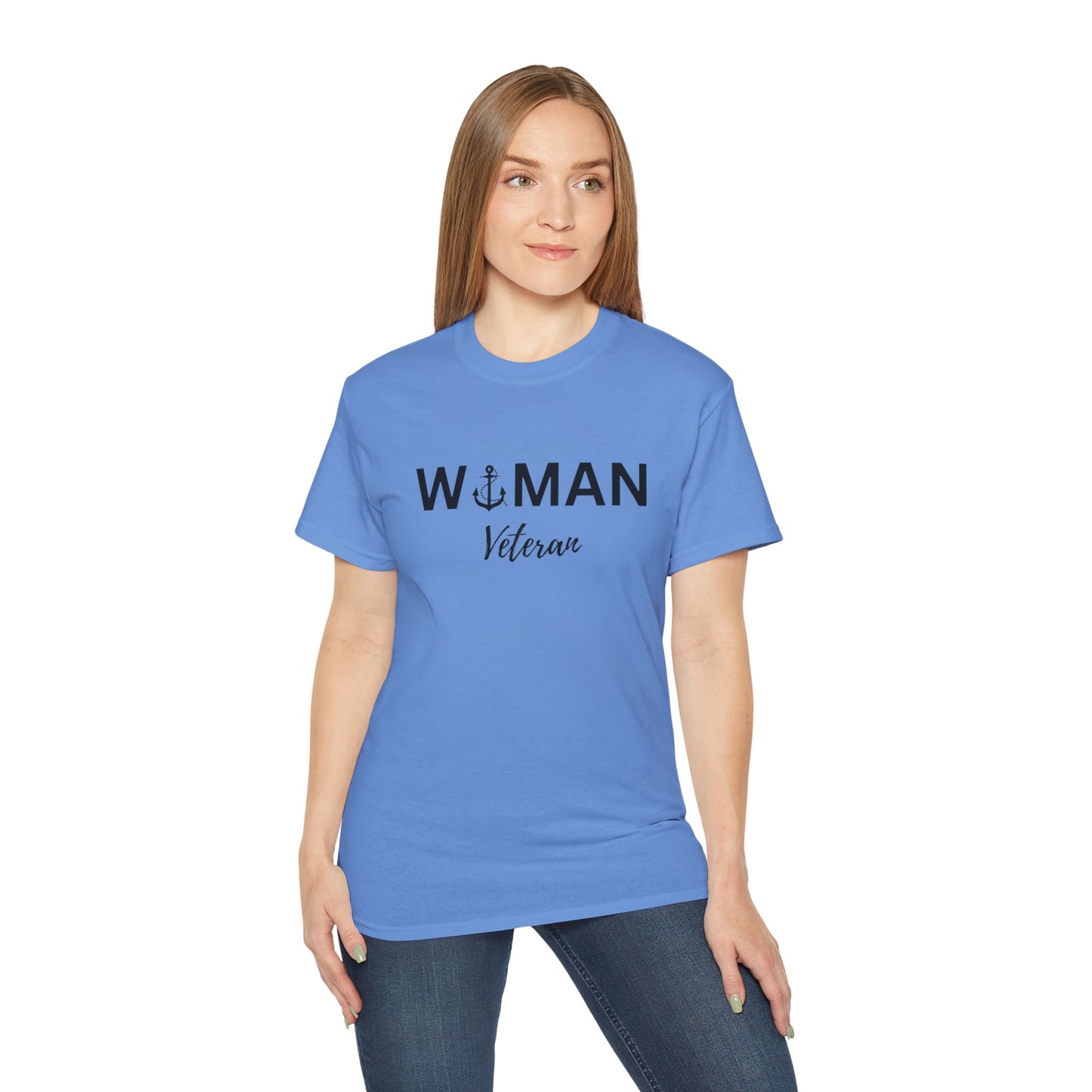 Woman Veteran - Navy Ultra Cotton Tee