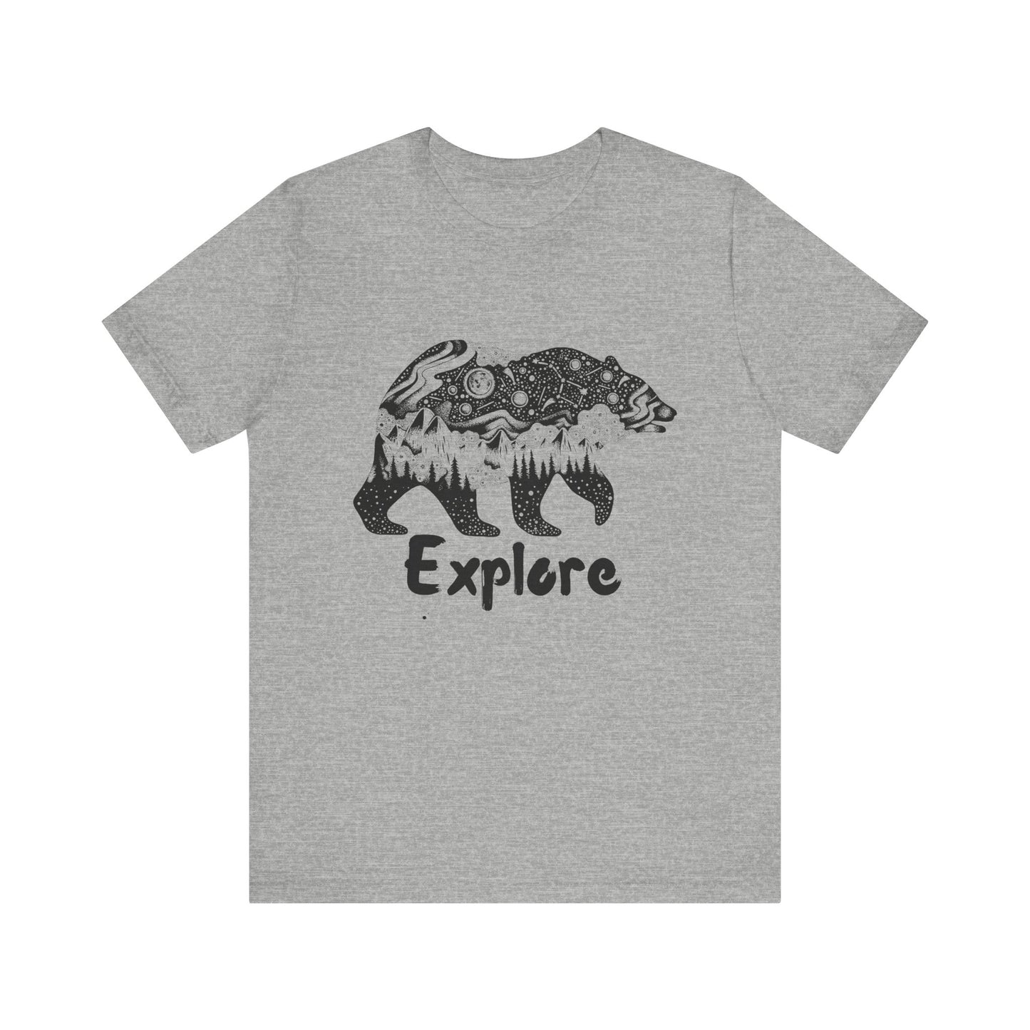 Bear Explore Unisex Jersey Short Sleeve Tee