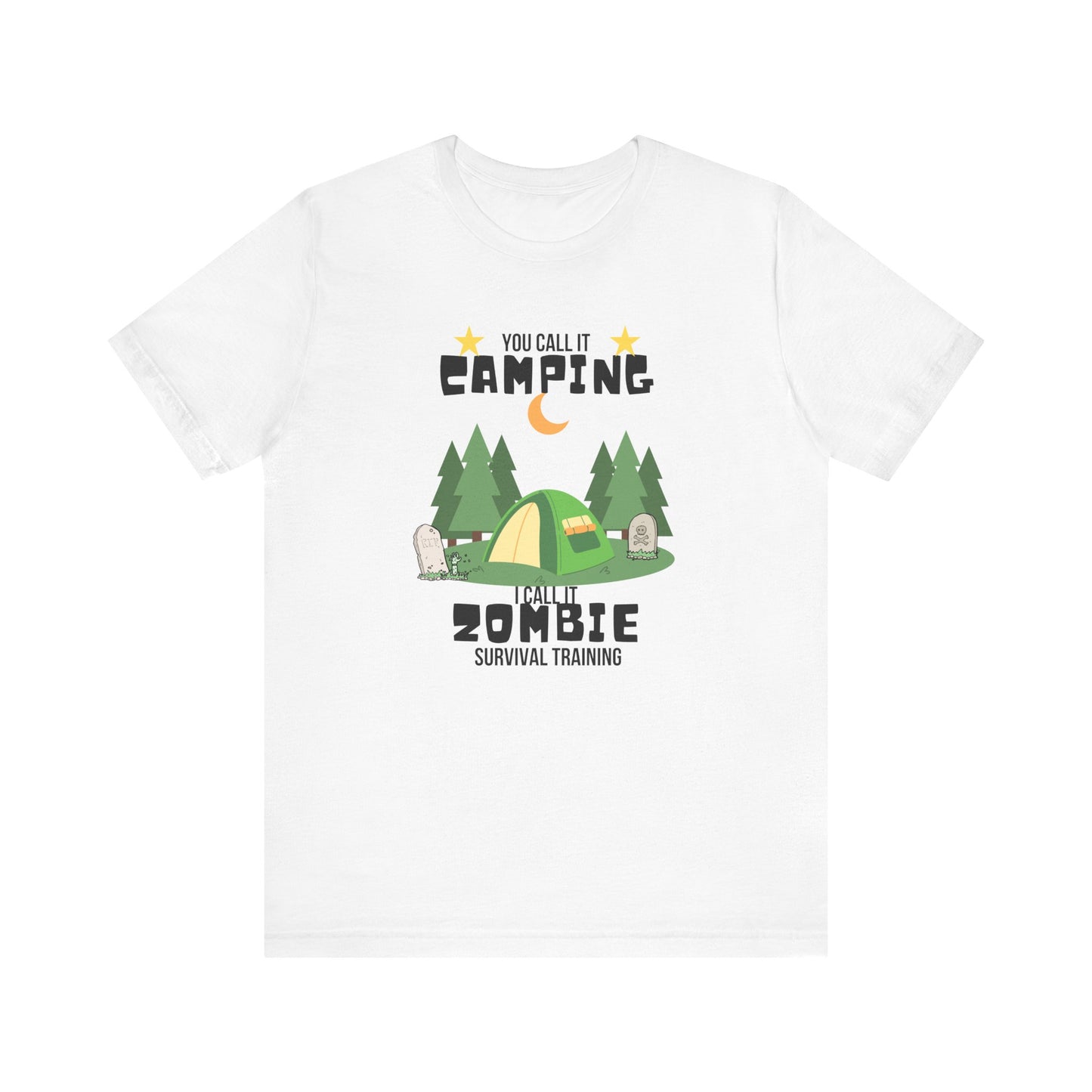 Zombie Survival Training Unisex Jersey Short Sleeve Tee