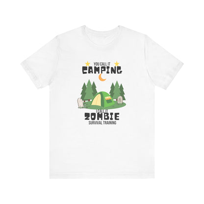 Zombie Survival Training Unisex Jersey Short Sleeve Tee