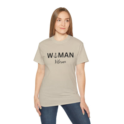 Woman Veteran - Navy Ultra Cotton Tee