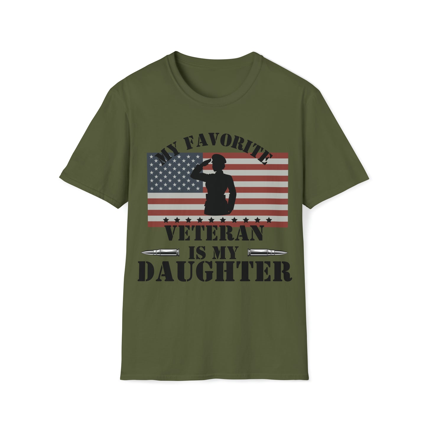 My Favorite Veteran is my Daughter T-Shirt