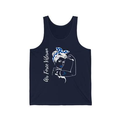 Female Air Force Veteran Jersey Tank