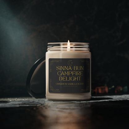 Sinna-Bun Campfire Delight Cinnamon Vanilla Scented Soy Candle