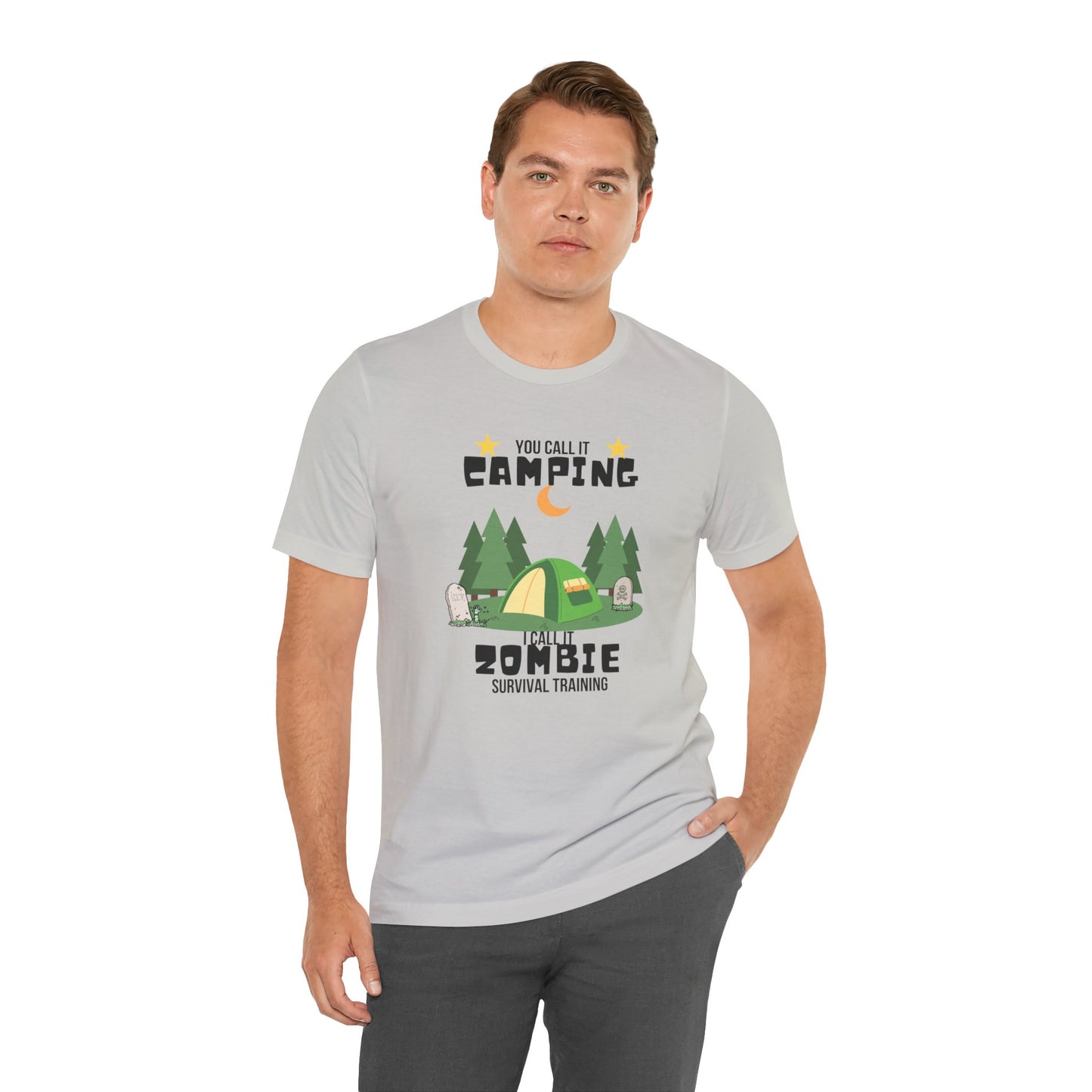 Zombie Survival Training Unisex Jersey Short Sleeve Tee